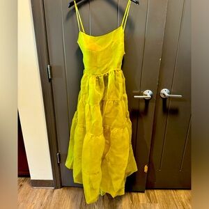 Yellow Midi dress/cover up